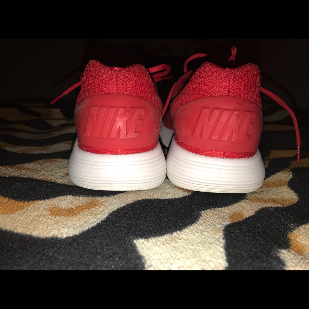 Red Nike hyperdunks